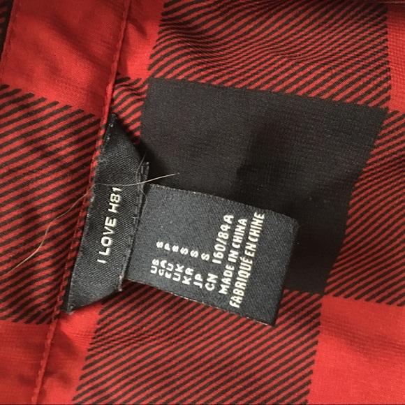 F21 Plaid Button-up shirt - Picture 3 of 3